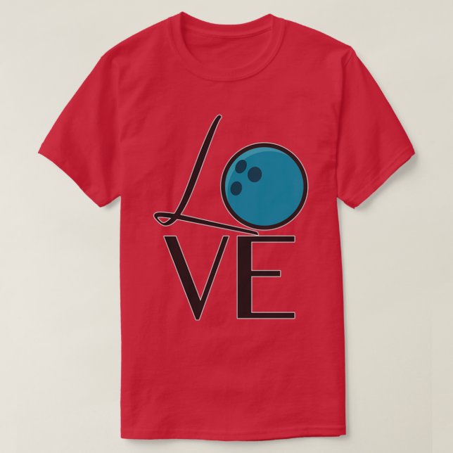 Camiseta Love bowling Classic TShirt (Diseño del anverso)