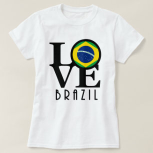 Camiseta LOVE Brazil (impresión frontal)