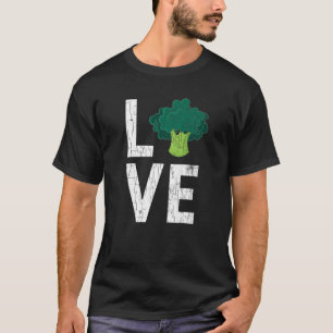 Camiseta Love Broccoli Funny Vegetables Vegetales Vegetaria