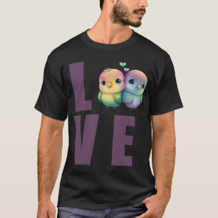 Camiseta Love Budgie Mom Budgerigar Parakeet Bird
