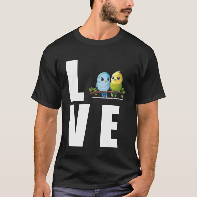 Camiseta Love Budgie Mom Budgerigar Parakeet Bird 10 (Anverso)