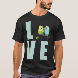 Camiseta Love Budgie Mom Budgerigar Parakeet Bird 9