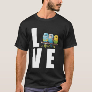 Camiseta Love Budgie Mom Budgerigar Parakeet Bird Pullover