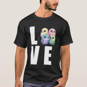 Camiseta Love Budgie Mom Budgerigar Parakeet Bird Pullover