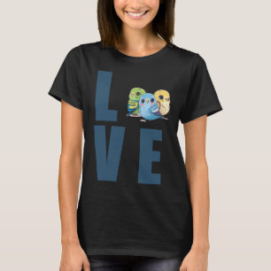 Camiseta Love Budgie Mom Budgerigar Parakeet Bird Pullover