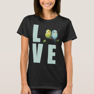 Camiseta Love Budgie Mom Budgerigar Parakeet Bird Pullover