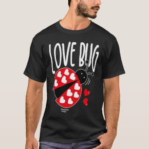Camiseta Love Bug El día de San Valentín Good Luck Nature D