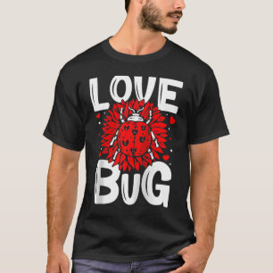 Camiseta Love Bug El día de San Valentín Good Luck Nature D