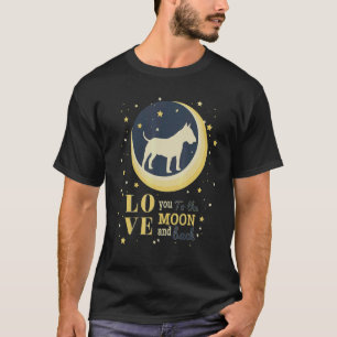 Camiseta Love Bull Terrier To The Moon