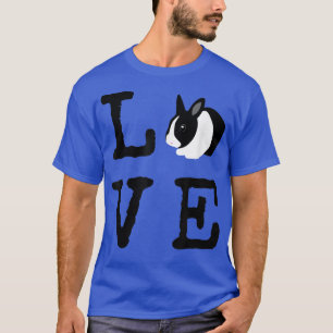 Camiseta Love Bunny Animal Dutch Rabbit