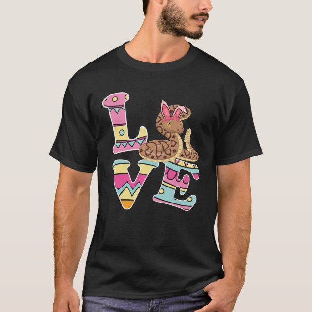 Camiseta Love Bunny Ball Python Eggs Hunting Happy Easter D (Anverso)
