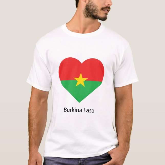 Camiseta Love Burkina faso (Anverso)
