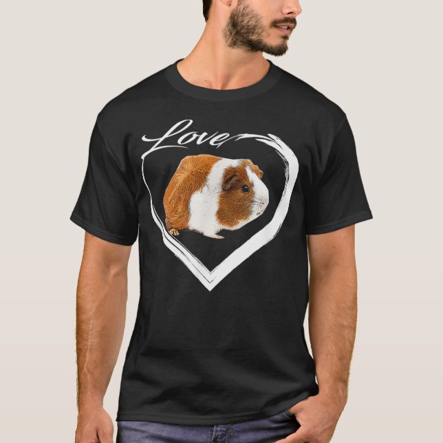 Camiseta Love Calico Guinea Pig Lover (Anverso)