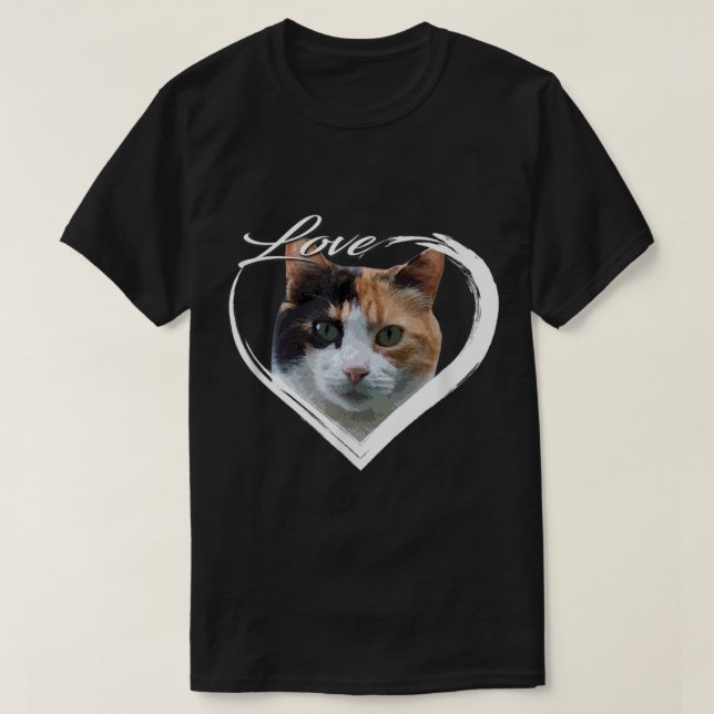 Camiseta Love Calico Kitty Callie Cat Lover (Diseño del anverso)