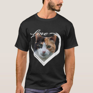 Camiseta Love Calico Kitty Callie Cat Lover