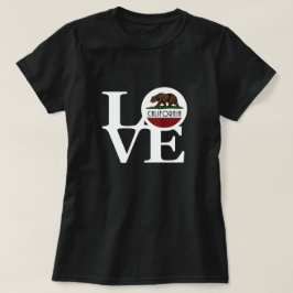 Camiseta LOVE California (texto blanco)