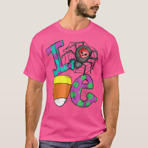 Camiseta Love Candy Corn Spider Happy Halloween Night