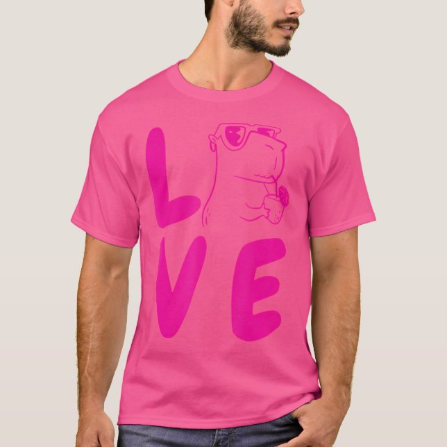 Camiseta Love Capybara (Anverso)