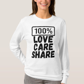 CAMISETA LOVE CARE SHARE