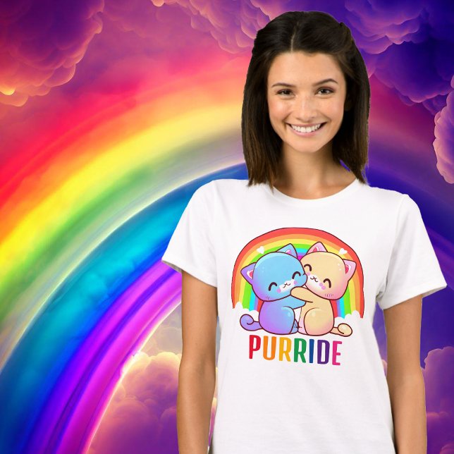 Camiseta Love Cats Rainbow (Subido por el creador)
