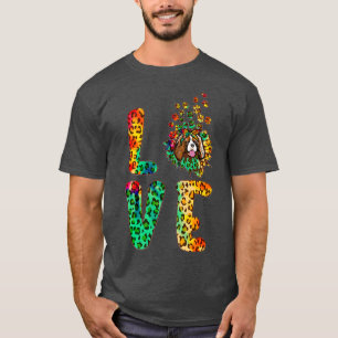 Camiseta Love Cavalier Sunflower Tie Dye Dog Mom Funny Moth