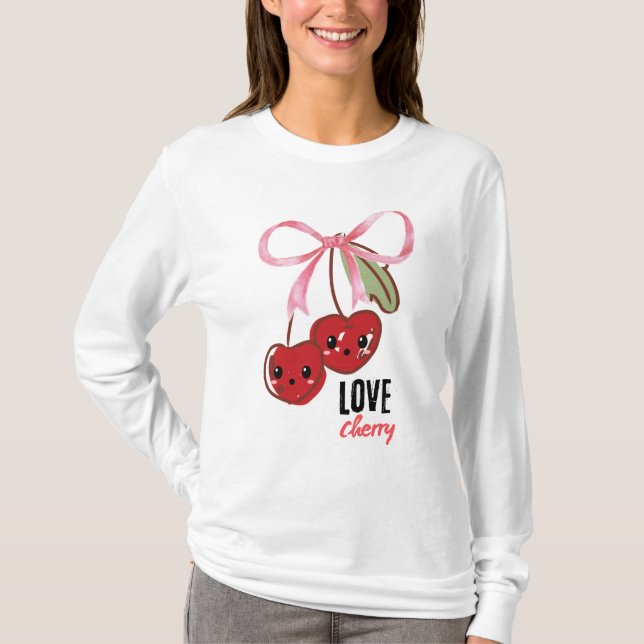 CAMISETA LOVE CHERRY (Anverso)