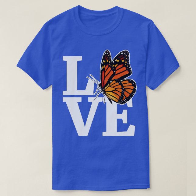 Camiseta LOVE Chicas Monarch Butterfly Milkweed Butterflie (Diseño del anverso)