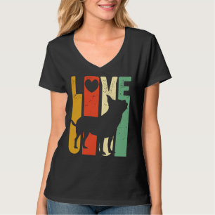 Camiseta Love Chihuahua Retro Chihuahua Chiwawa Chihuahu