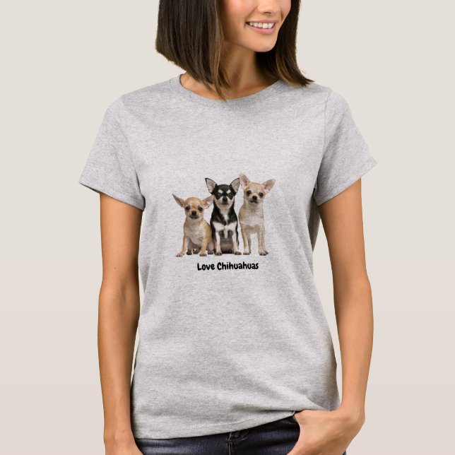 Camiseta Love Chihuahuas (Anverso)