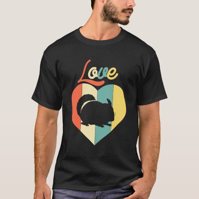 Camiseta Love Chinchilla (Anverso)