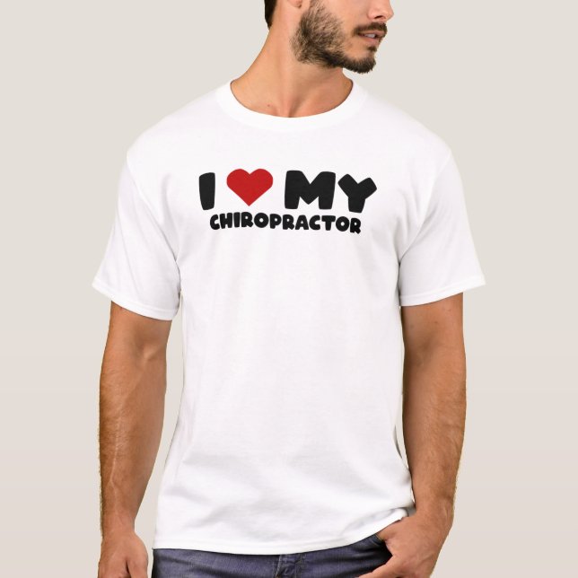 Camiseta Love Chiropractor Fathers Day Chiropractor670 (Anverso)