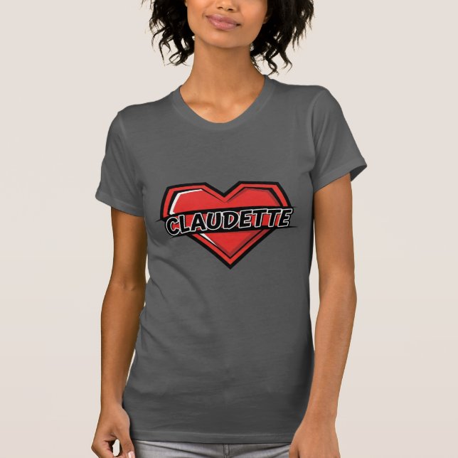 Camiseta Love Claudette (Anverso)