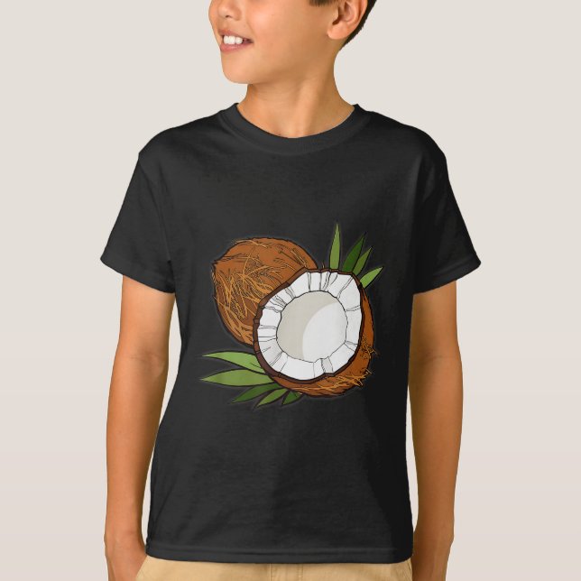 Camiseta Love Coconut Women Shirt Coconut Lovers For Kids A (Anverso)