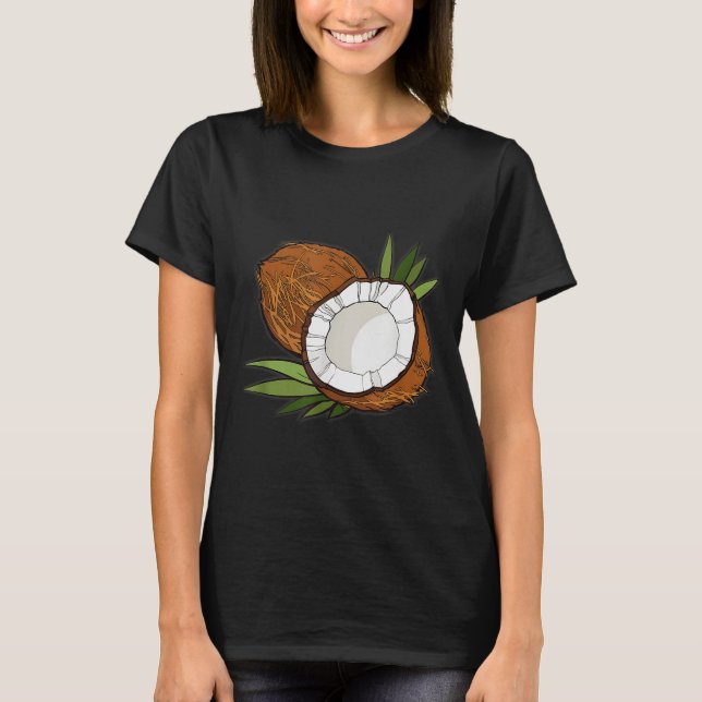 Camiseta Love Coconut Women Shirt Coconut Lovers For Kids A (Anverso)