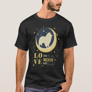 Camiseta Love Collie To The Moon