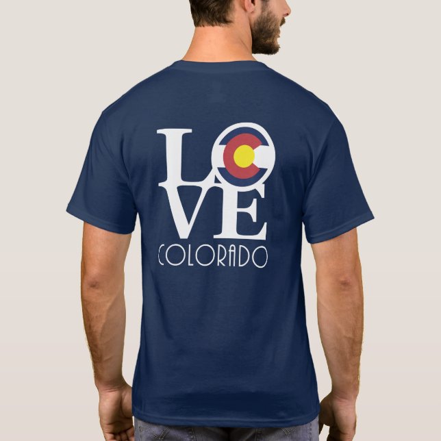 Camiseta LOVE Colorado (copia impresa) (Reverso)