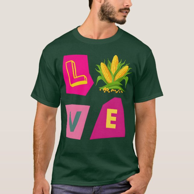 Camiseta Love Corn friend (Anverso)