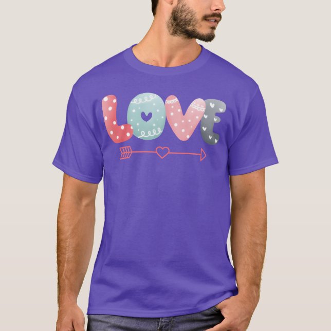 Camiseta love cute family (Anverso)