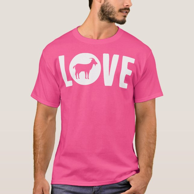 Camiseta Love Cute Goat (Anverso)