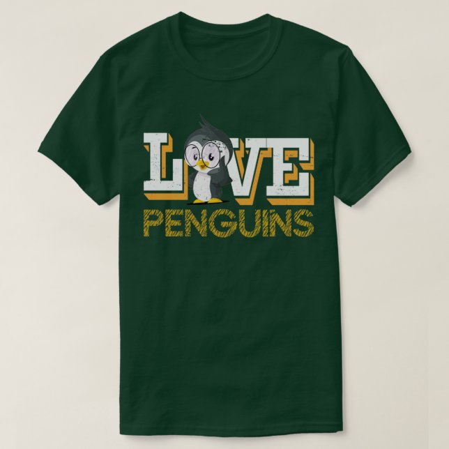 Camiseta Love Cute Penguin (Diseño del anverso)
