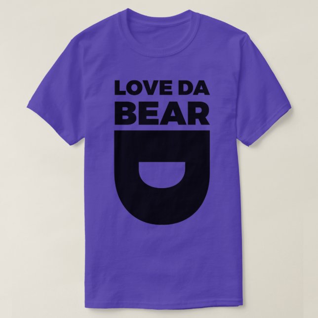 Camiseta Love Da Beard Classic TShirt (Diseño del anverso)