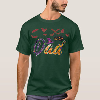 Camiseta Love Dad Pumpkin Witch Halloween