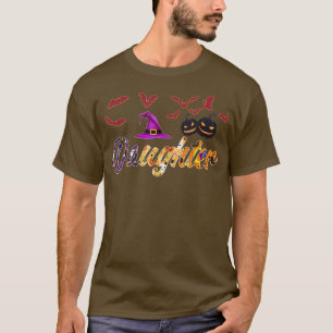 Camiseta Love Daughter Pumpkin Witch Halloween