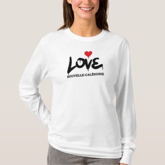 Camiseta Love de Nouvelle-Calédonie