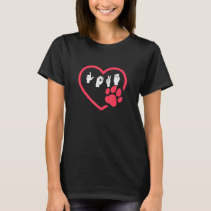 Camiseta Love Deaf Dog