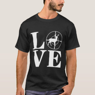 Camiseta Love Deer Hunt Funny Bow Rifle Deer Hunters Gif