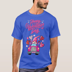 Camiseta LOVE Día de San Valentín Gnome Couple Truck Valent