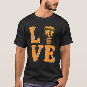 Camiseta Love Djembe Drum