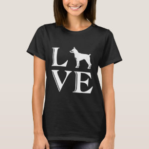 Camiseta Love Dobermans Doberman Parents Doberman Lovers