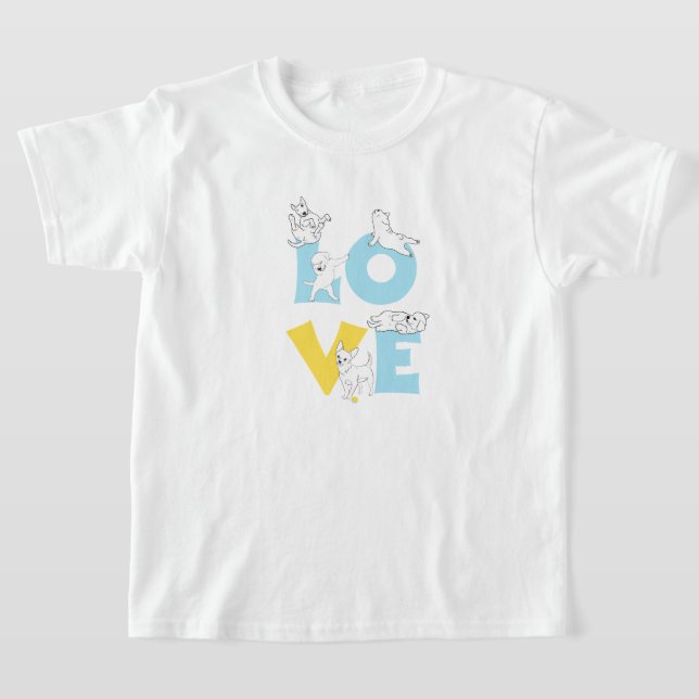 Camiseta love dog (Distribución)